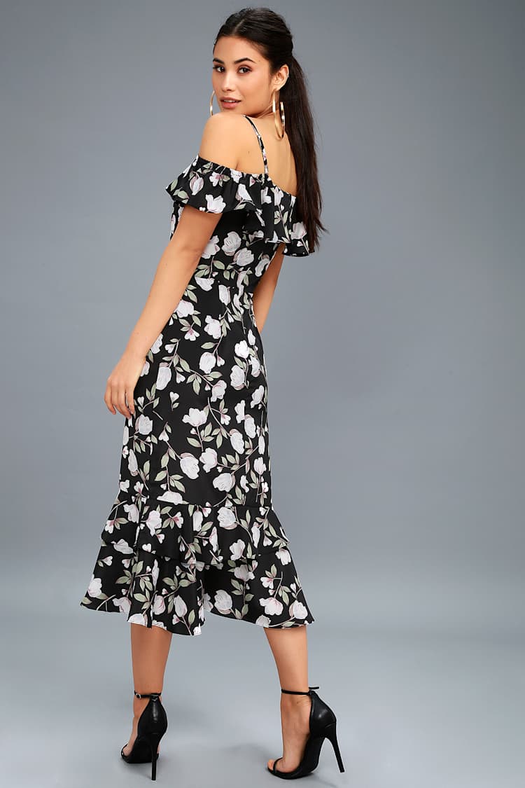 eugenia midi dress Anthropologie x Eugenia Fernandez V-Neck Long-Sleeve Printed Midi Dress  Small