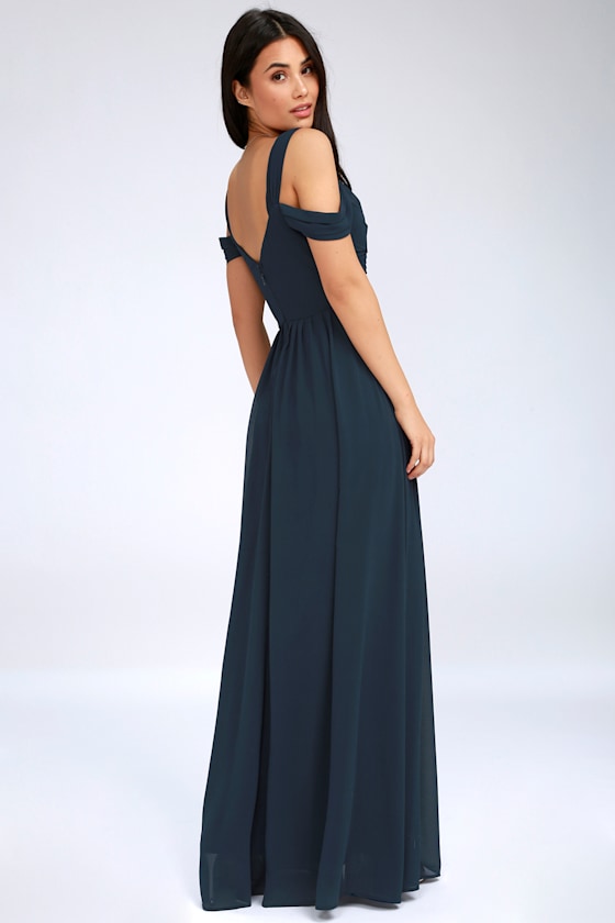 Make Me Move Navy Blue Maxi Dress 2
