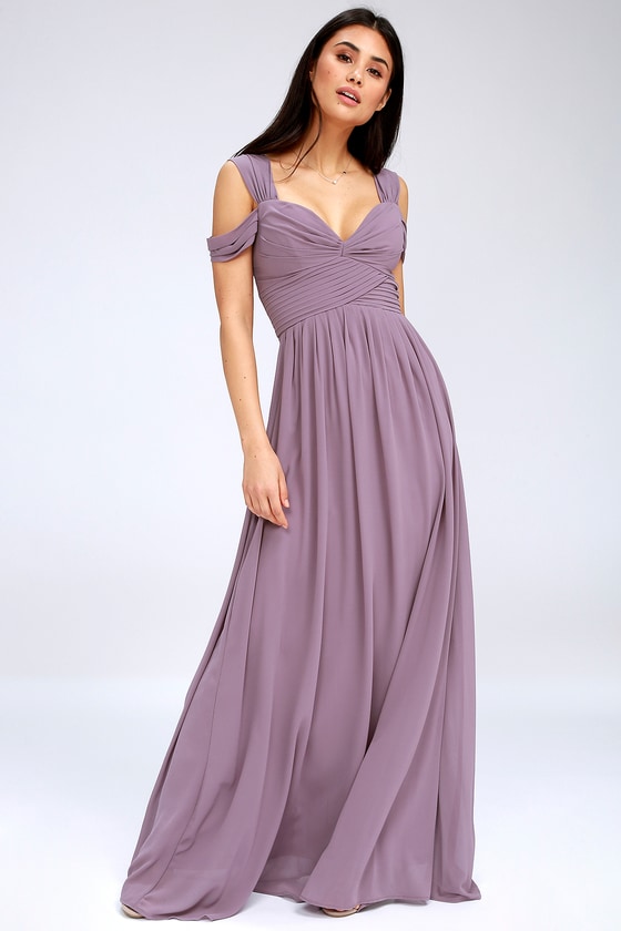 dress dusty purple