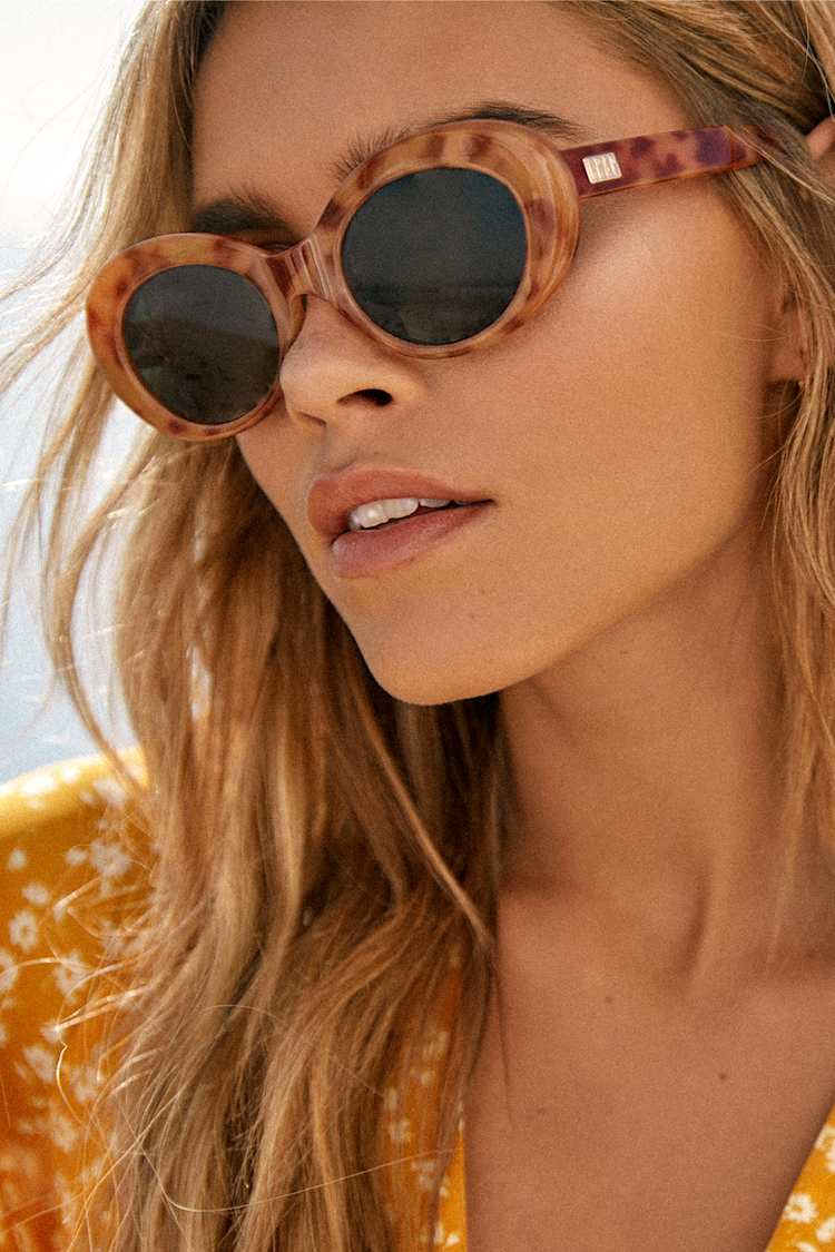 *RARE* Crap Eyewear - The Love Tempo Oval Sunglasses - Pinky peach Crap Eyewear The Love Tempo Sunglasses - TORTOISE/VINTAGE  main image 2