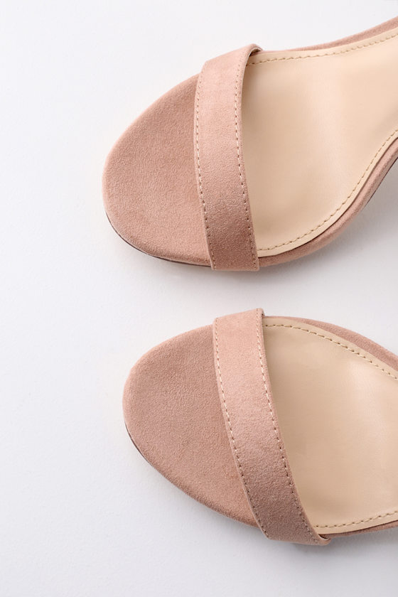 mauve ankle strap heels