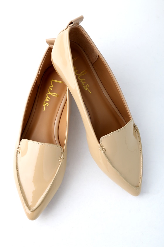 nude loafer shoes