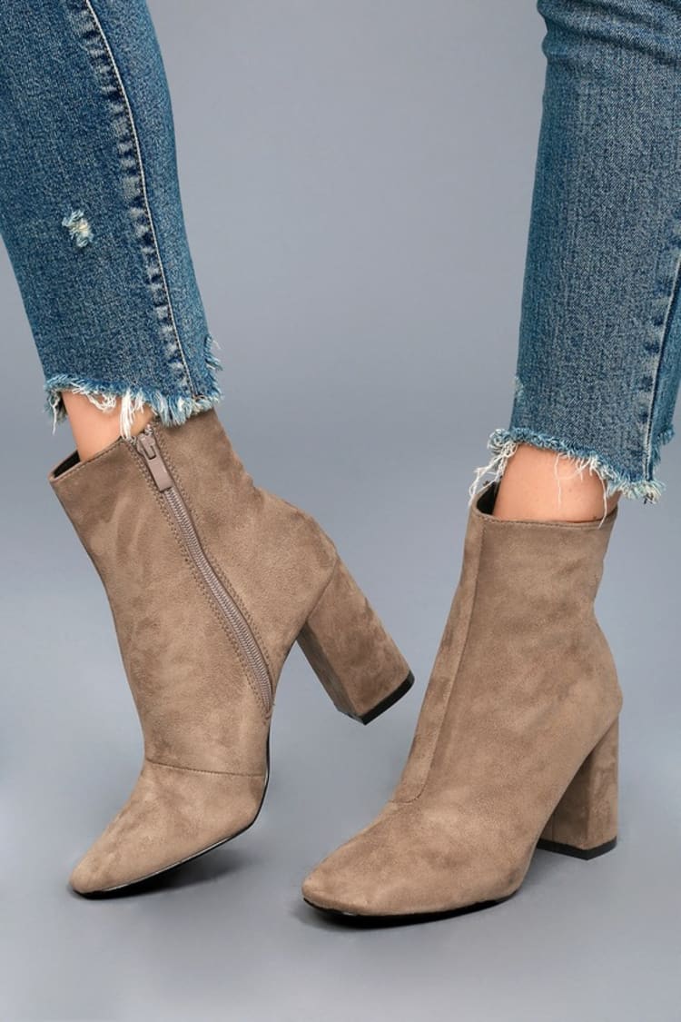 Stylish Vegan Suede Boots High Boots - Mid-Calf Lulus