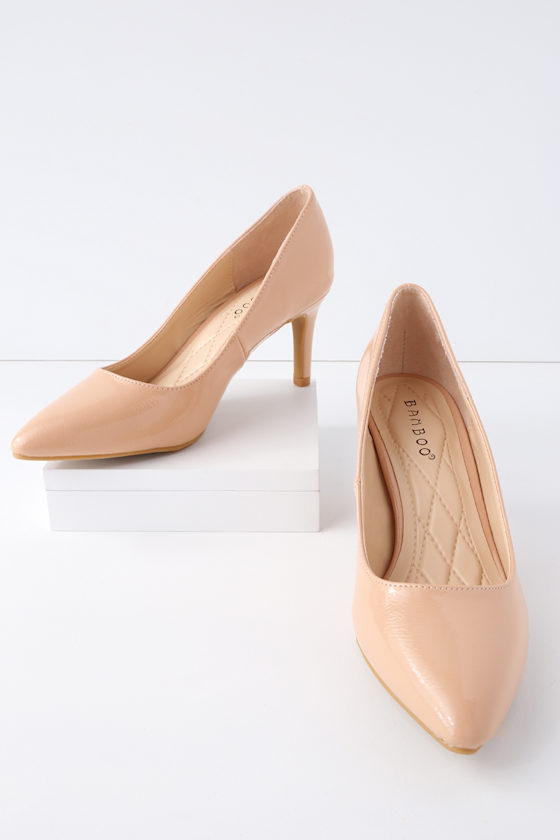 Blythe Nude Patent Pumps 2