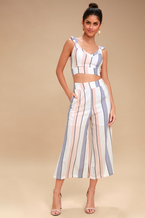white culottes pants