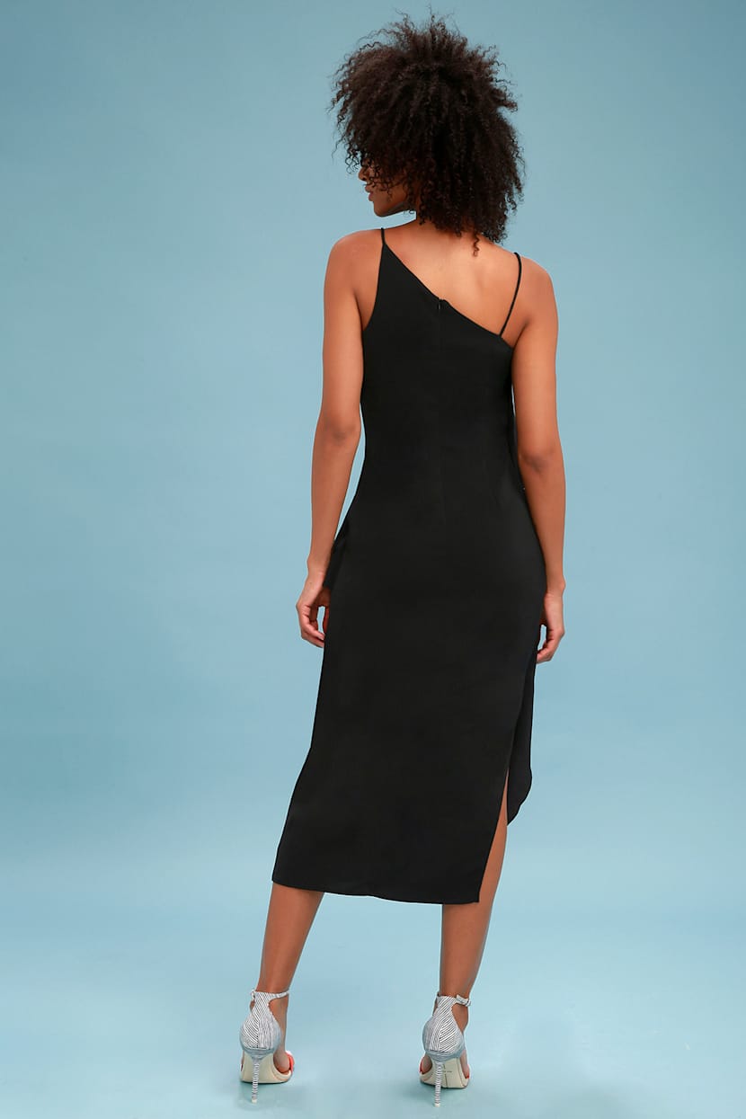 keepsake fig asymmetrical dress Oriena Off The Shoulder Velvet Maxi Dress – VICI main image 0