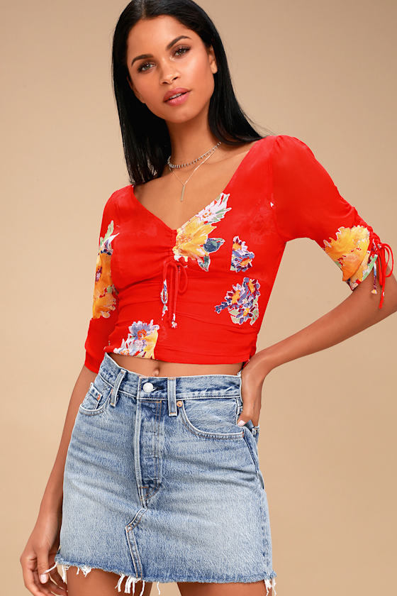 deconstructed mini skirt levis