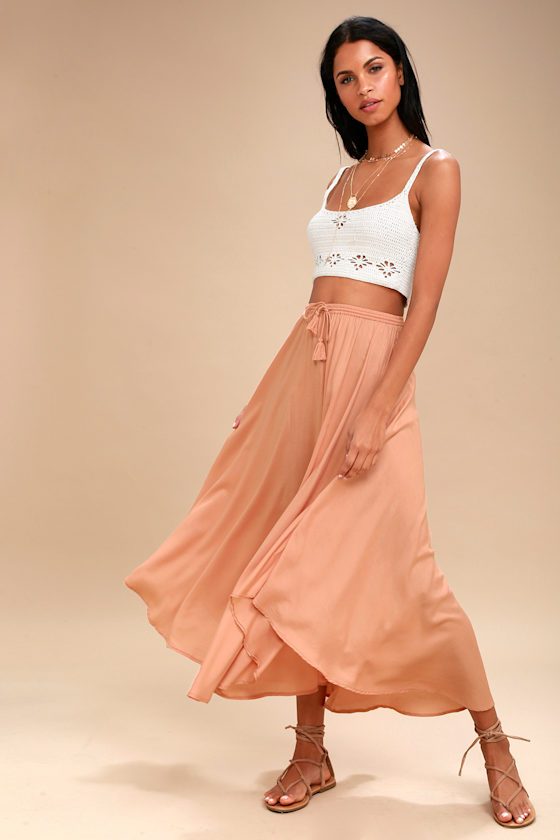 Samoa Blush Midi Skirt 2