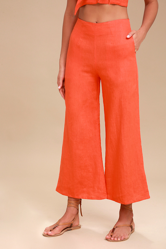 Tomas Coral Red Culottes 2
