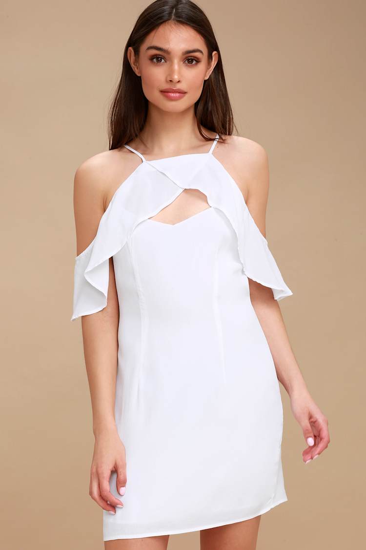 white wedding dresses off the shoulder Off-the-Shoulder Long White Wedding Dress with Pockets Off White / 6