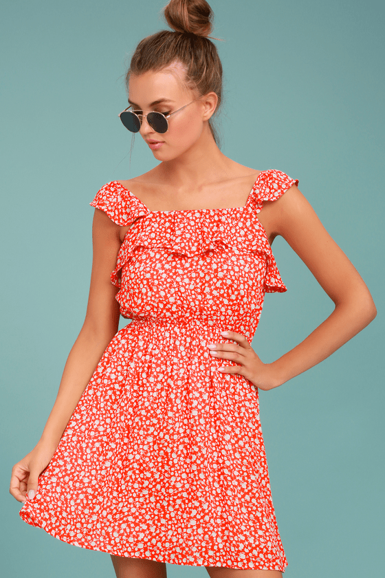 dainty floral dress