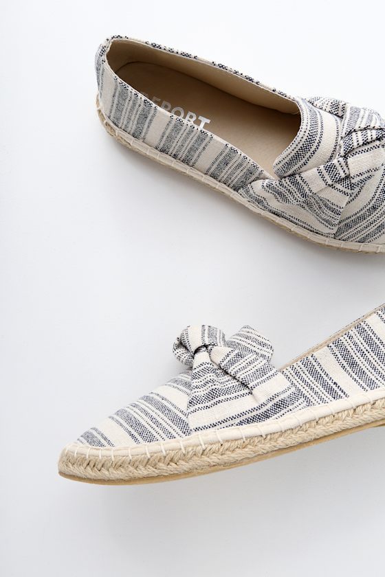 navy espadrilles flats