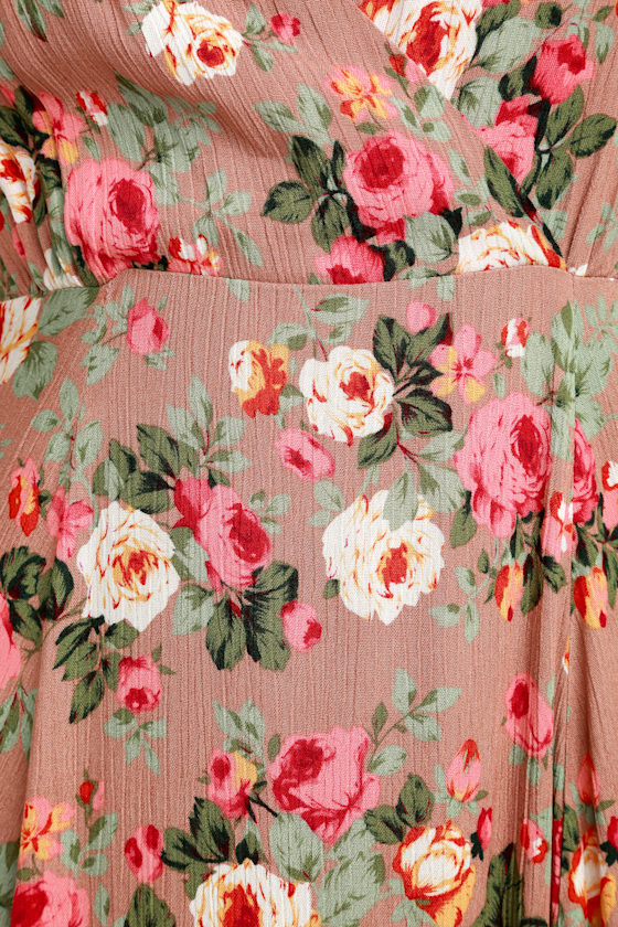 Stunning Blush Dress - Print Maxi Dress - Floral Sundress - Image 4