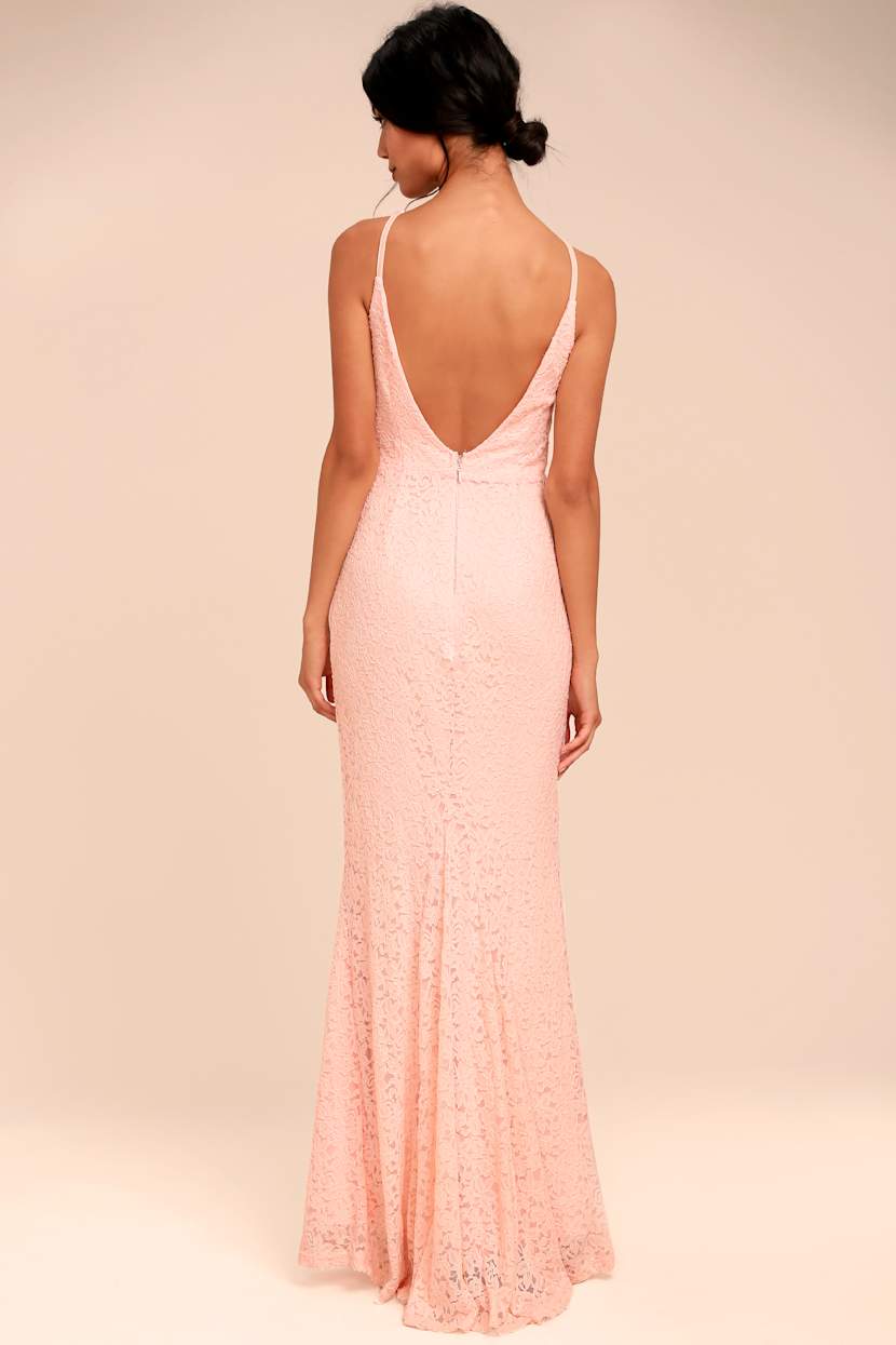 Lovely Peach Dress - Lace Dress - Maxi Dress - $94.00 - Lulus Lovely Peach Dress - Lace Dress - Maxi Dress - $94.00 - Lulus