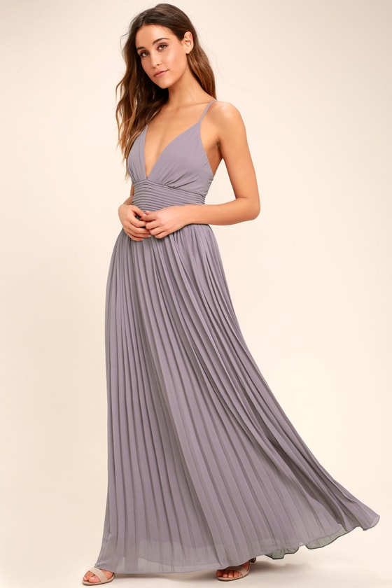 Purple maxi dresses for weddings