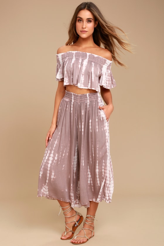 tie dye two piece set sweats
