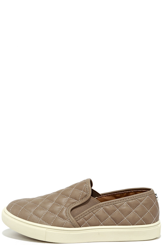 Ecentrcq Grey Quilted Slip-On Sneakers 8