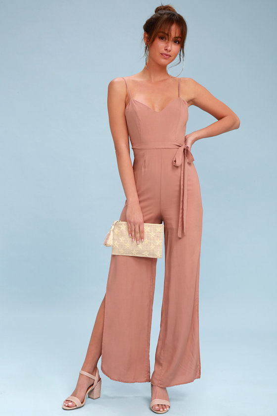 Mauve pink jumpsuit Clearance