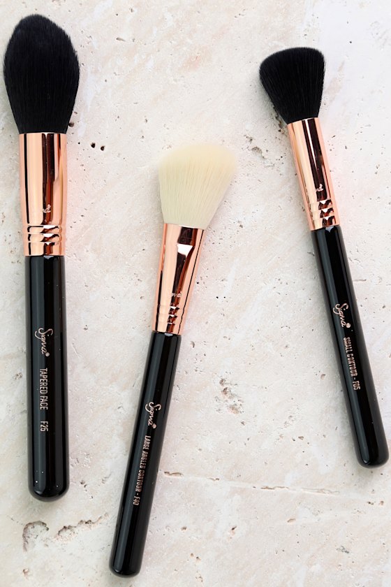 Sigma Blushing Babe Brush Set Contouring Brushes Blush Brushes