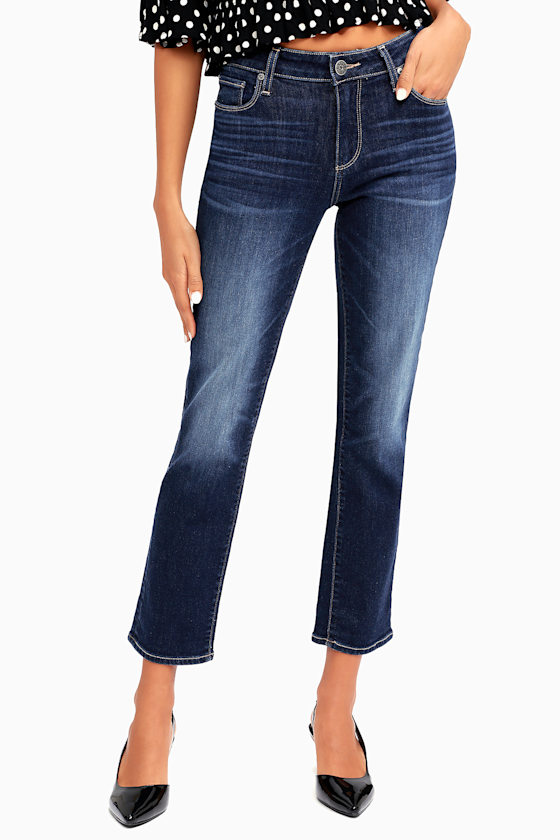 Brigitte Dark Wash Boyfriend Skinny Jeans 2