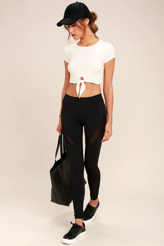 Stylish Stride Black Leggings 9