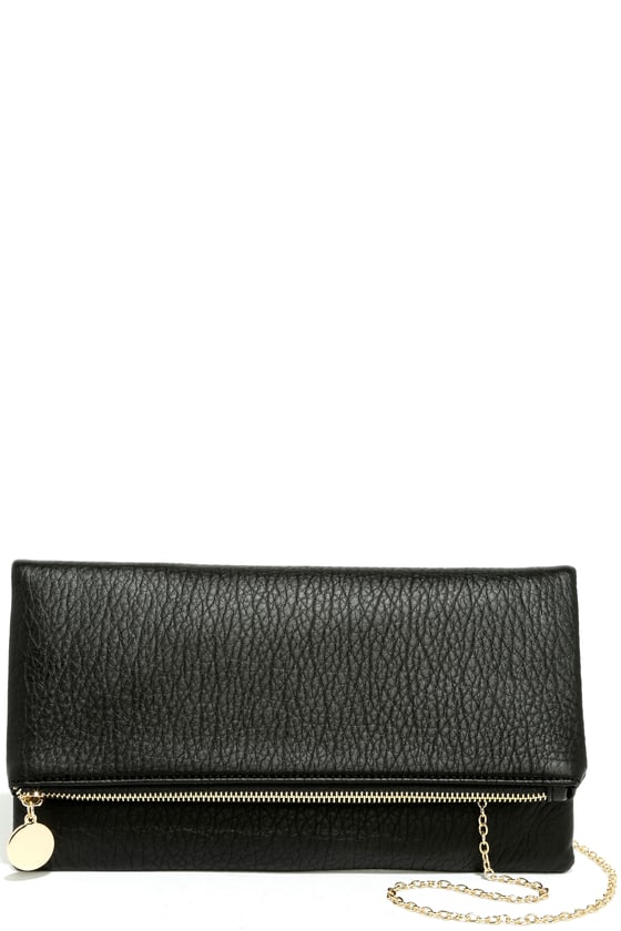 Get Up and Go Black Clutch