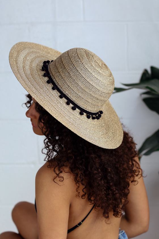 Sparkling Sands Gold Straw Sun Hat 1
