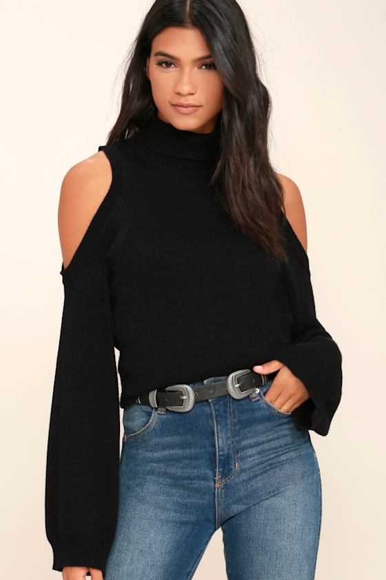 Spoiler Alert Black Turtleneck Sweater 11