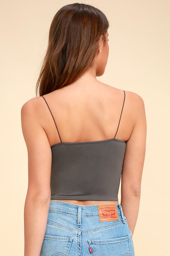 Brami Dark Grey Blue Bra Top 3