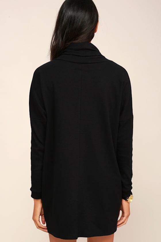 Loyko Ari Dress (+ turtleneck) in Graphite