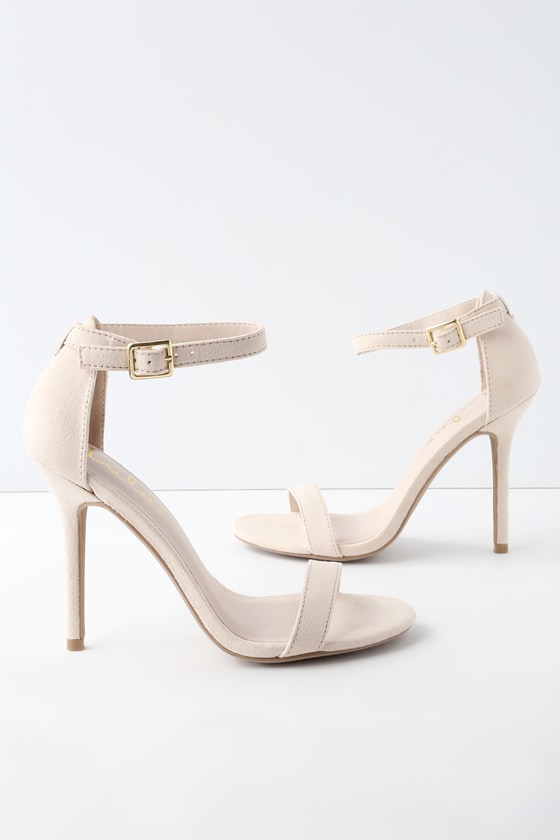 single strap heels