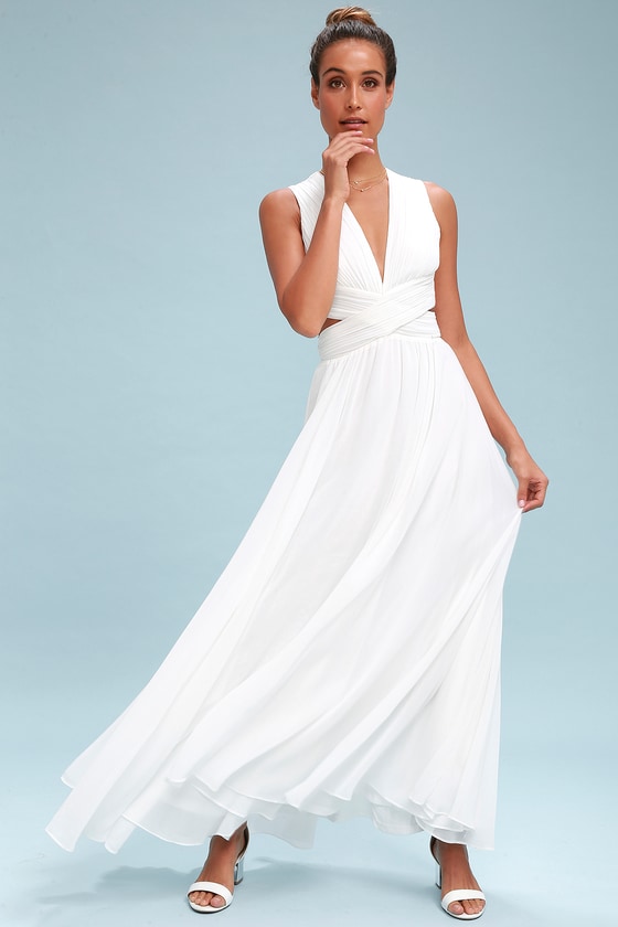 lulus vivid imagination chiffon gown