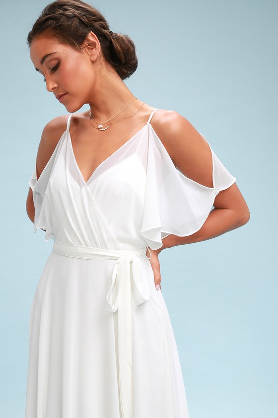 Chic Maxi Dress - Bridal Dress - White Maxi Dress - Lulus