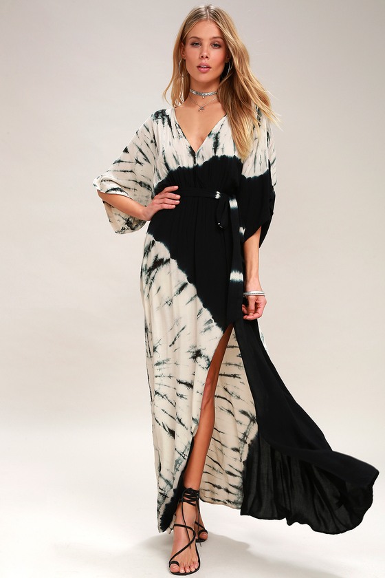 lulus tie dye maxi dress