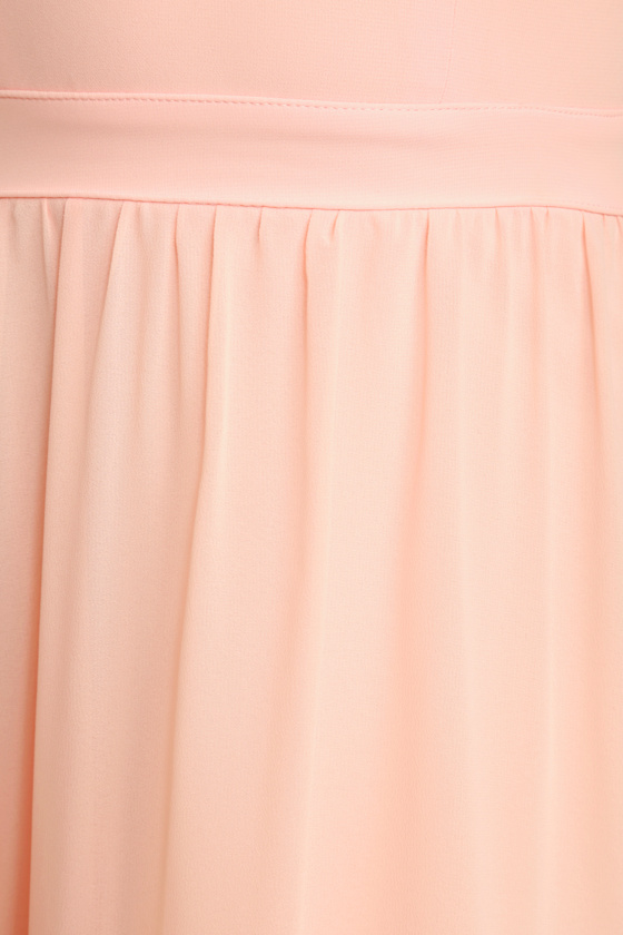 HZ RTW Fasaane Chiffon Collection Vol 02 - HZK 142 PEACH