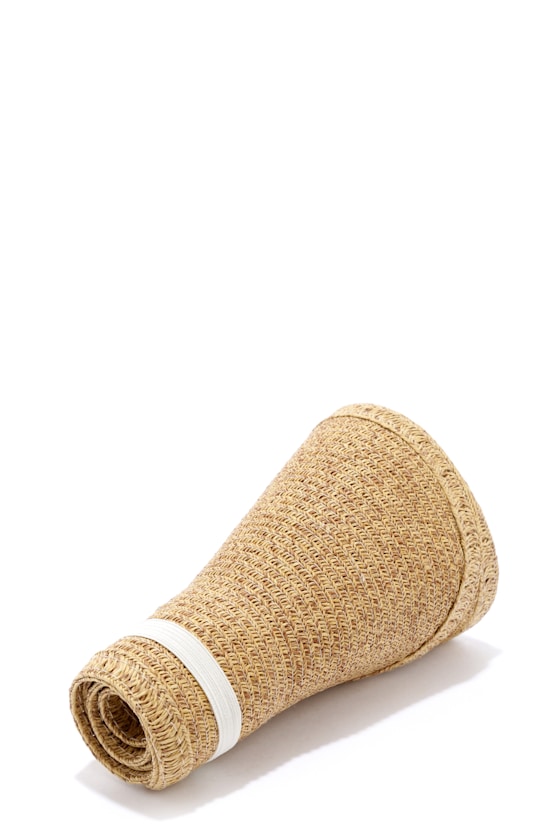Shade Stunner Beige Straw Visor 6