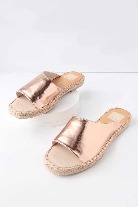 dolce vita espadrille slides