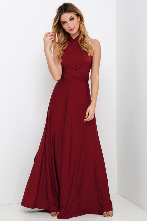 infinity dress red