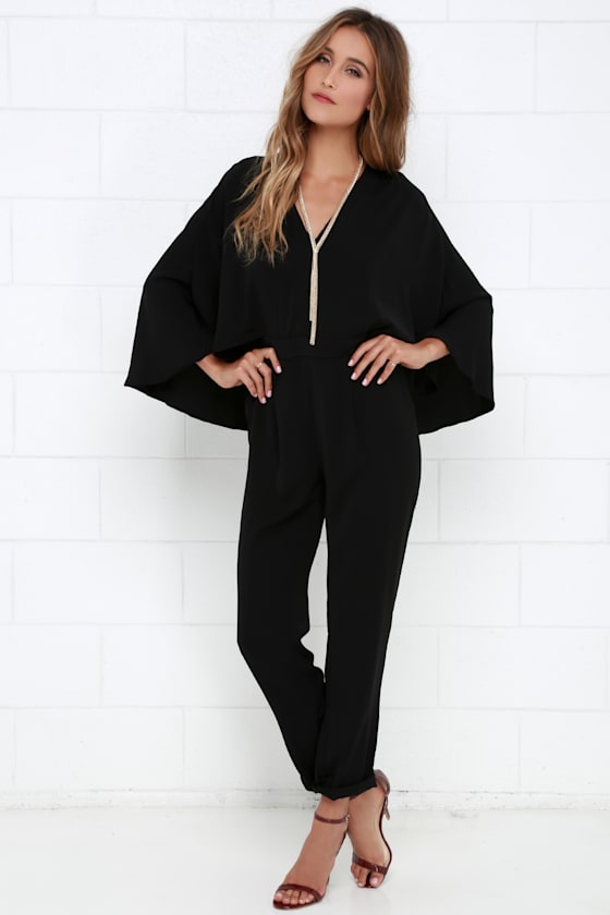 womens jumpsuit with cape
