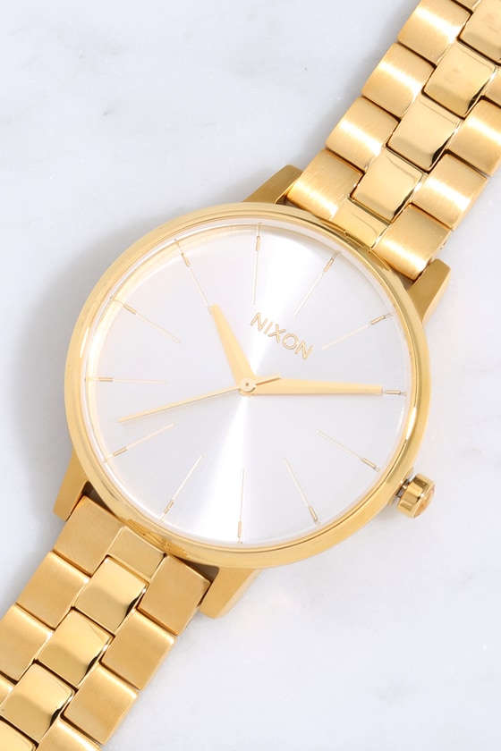 Kensington Gold and White Watch