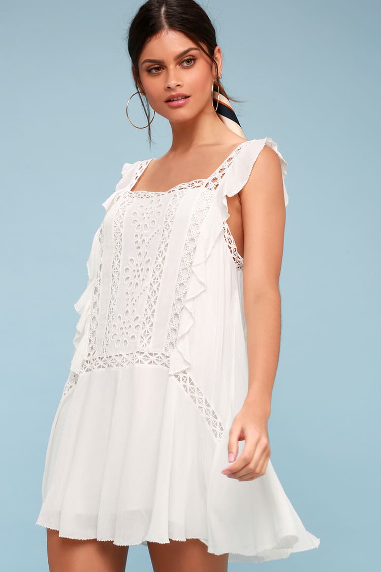 free people white sundress