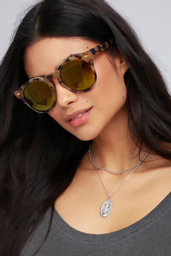 Bosworth Tortoise and Gold Mirrored Sunglasses