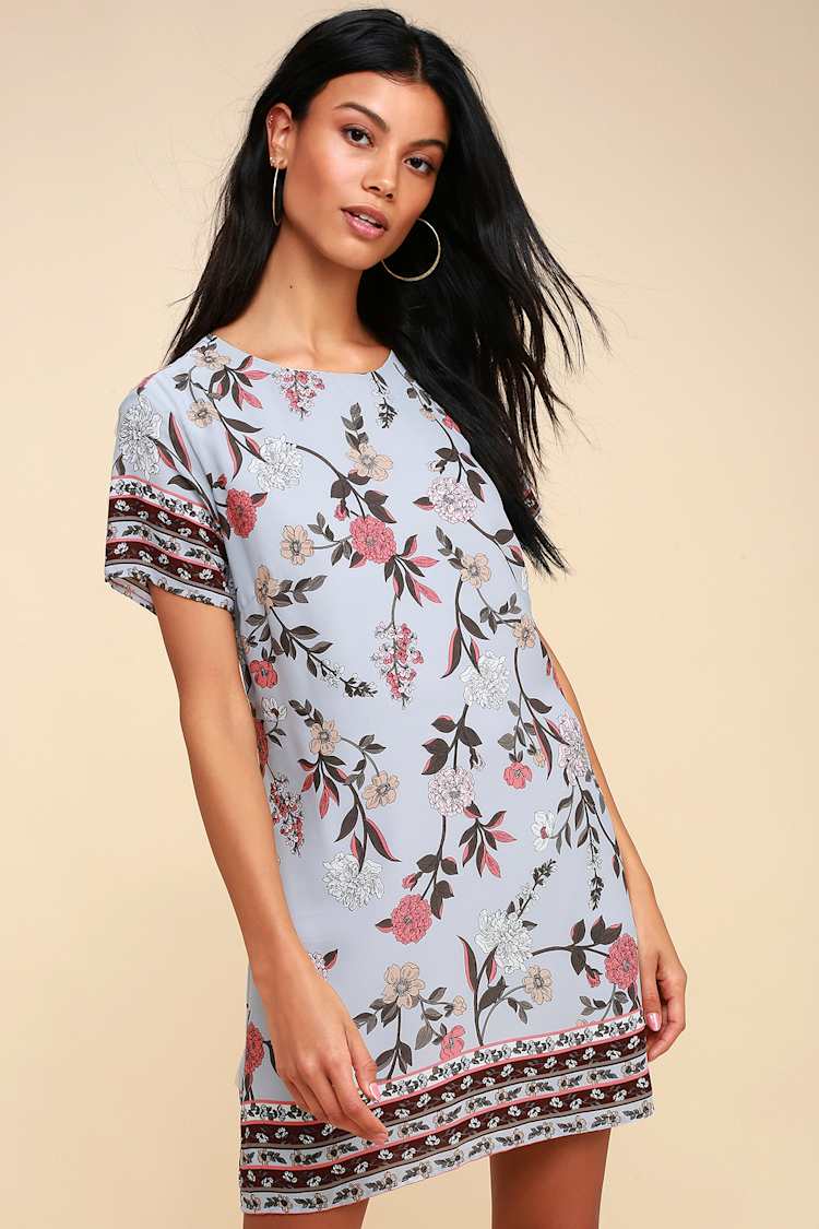 vince burgundy dress Trina Turk Women's Tarashi Short-Sleeve Mini Dress in Fumi Floral size XL