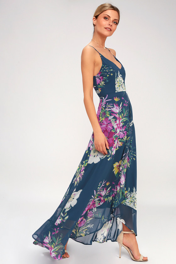 hello molly blue floral dress