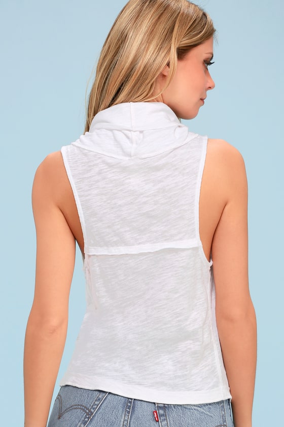 vast selection cheap sale cheap for discount Free People Summer Thing - White Tank Top - Cowl Neck Top vast selection cheap sale cheap for discount Free People Summer Thing - White Tank Top - Cowl Neck Top