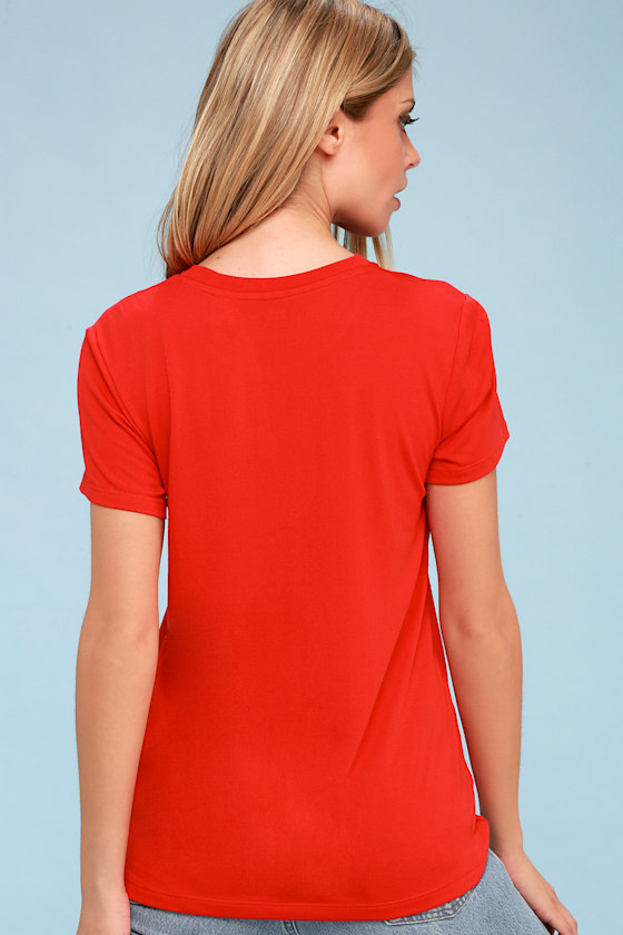 Valley Girl Red Tee 4