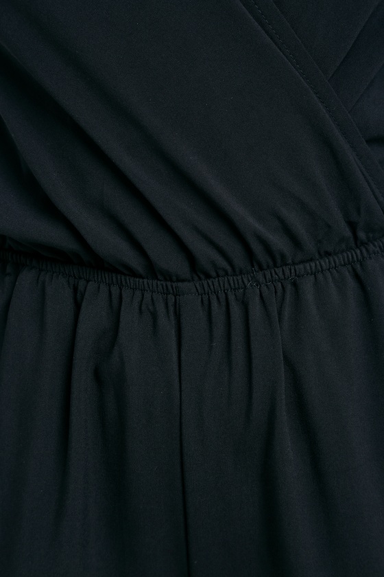 Cute Black Jumpsuit - Sleeveless Jumpsuit