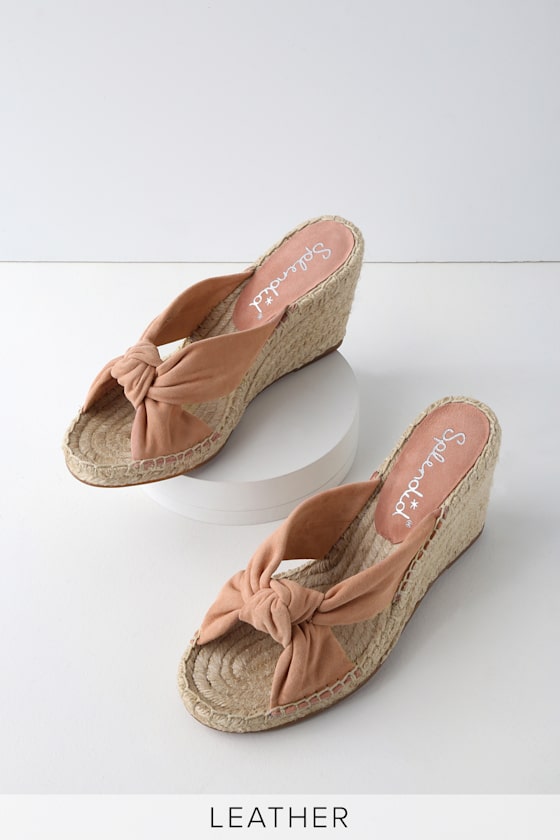 Splendid Bautista Blush Wedges Espadrille Wedges Lulus