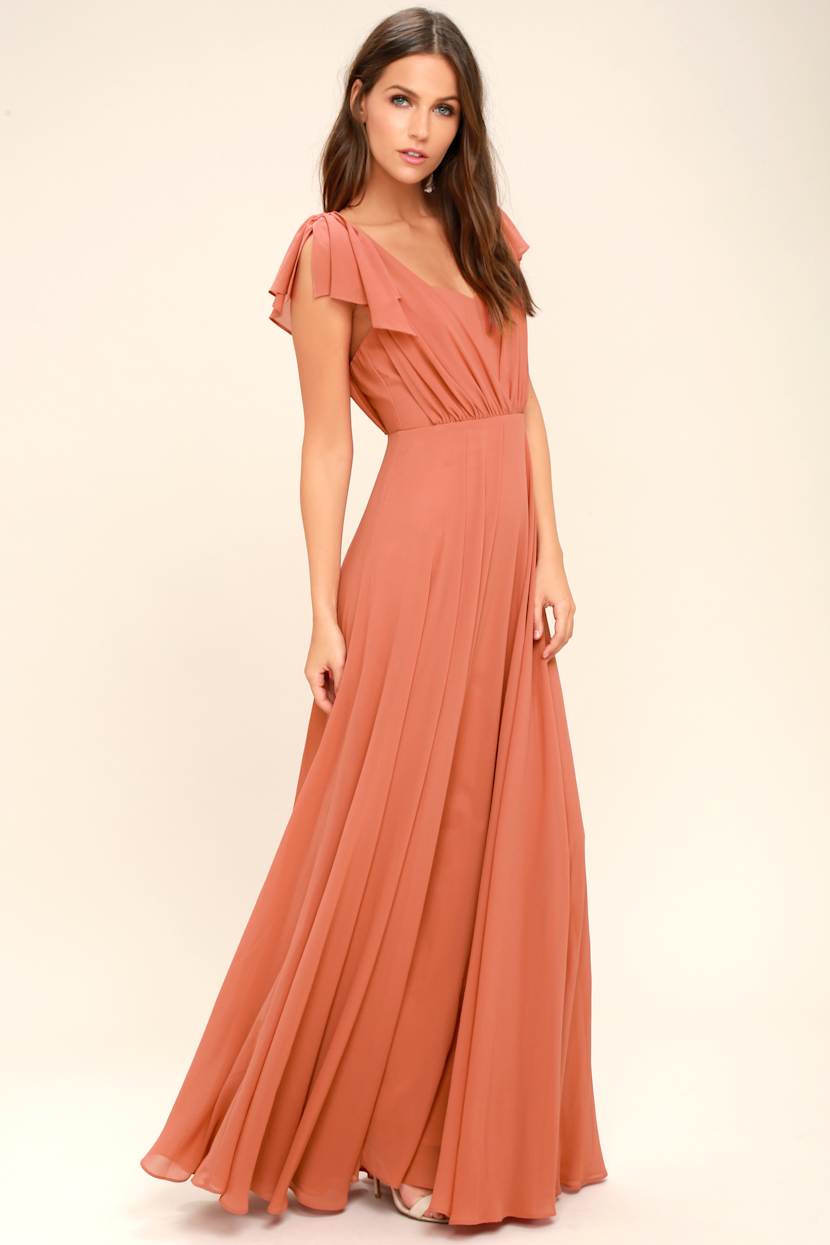 kaia maxi dress Kaia Maxi Dress Clay / L