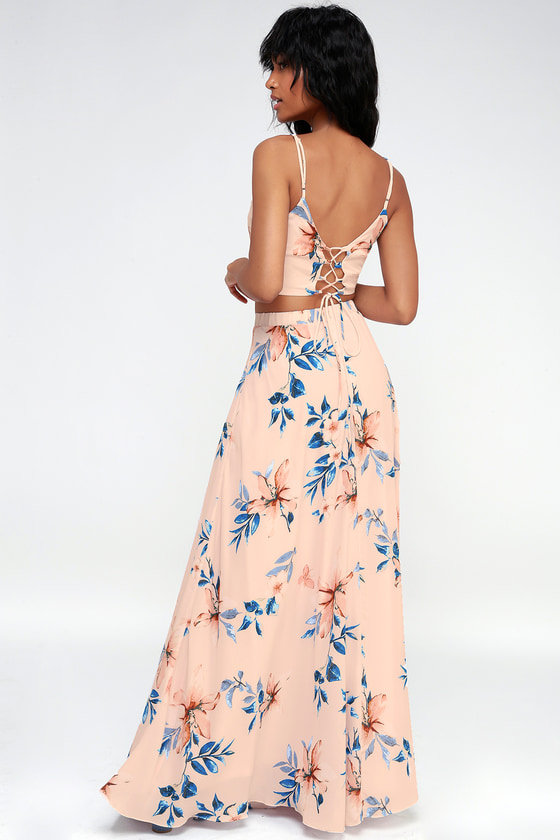 two piece maxi